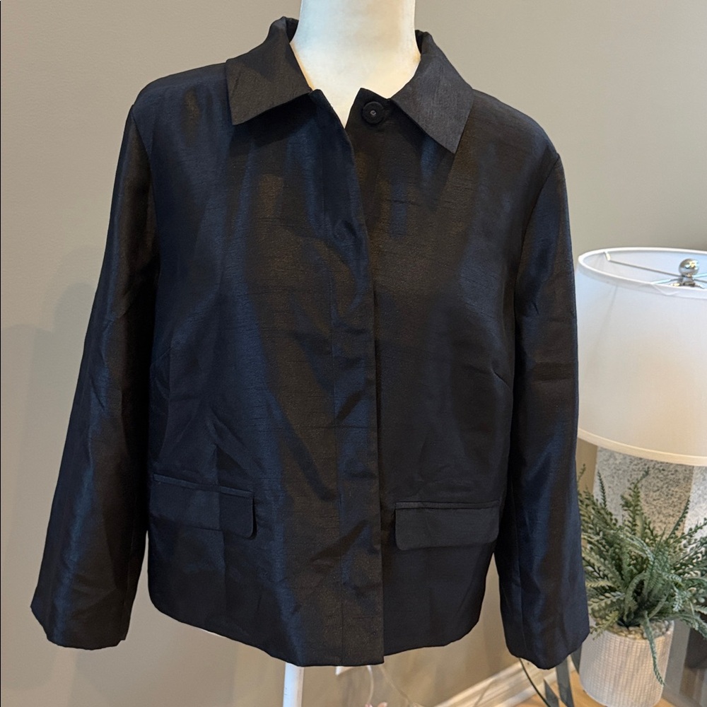 NWOT CHICO’s Snap Front Jacket - Size 2